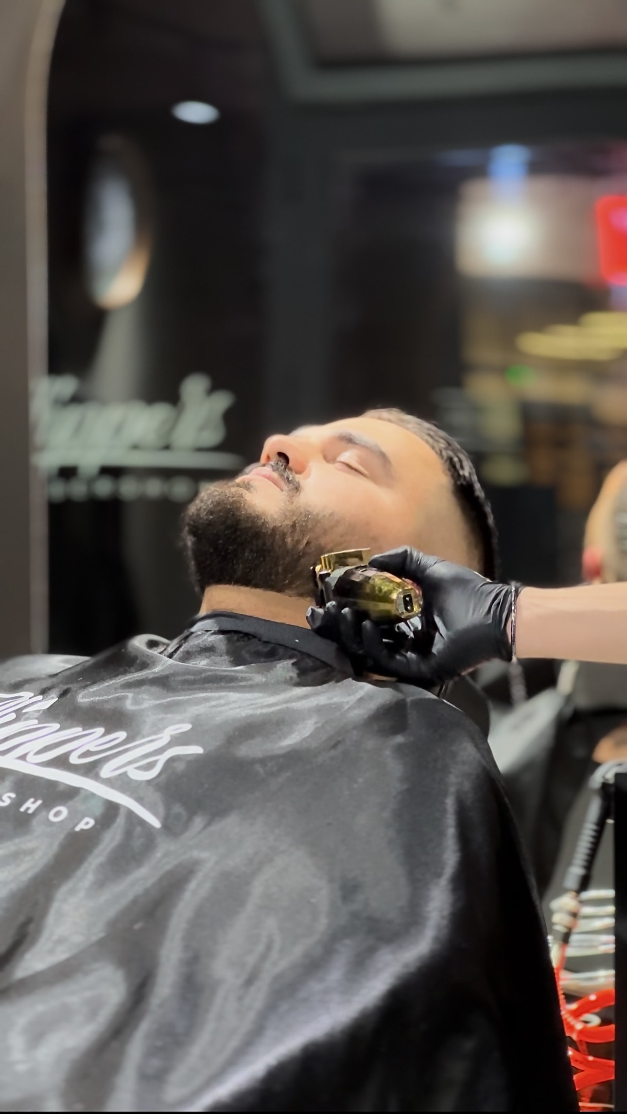 Professional beard trim